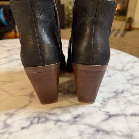 Crown Vintage Firiat Bootie Ankle Boot Womens 9 1/2 Black - Picture 5 of 9